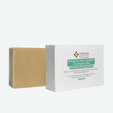 ProGrow Hair Growth Shampoo Bar-Rich Lathering, Moisturizing Clay Shampoo Bar-Removes Oil, Toxic Buildup, Dirt And Dandruff. Gives Your Hair A Shampoo And Clay Mask Treatment In One Product.